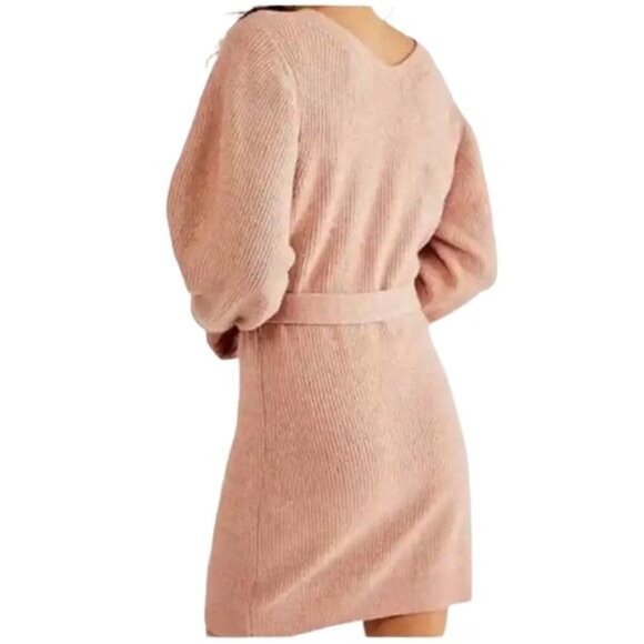 Free People Sienna Wrap Dress in Cocoa Size Small NWT - Picture 5 of 15